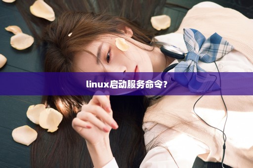 linux启动服务命令？