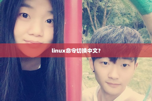 linux命令切换中文？
