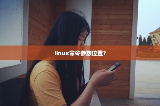 linux命令参数位置？