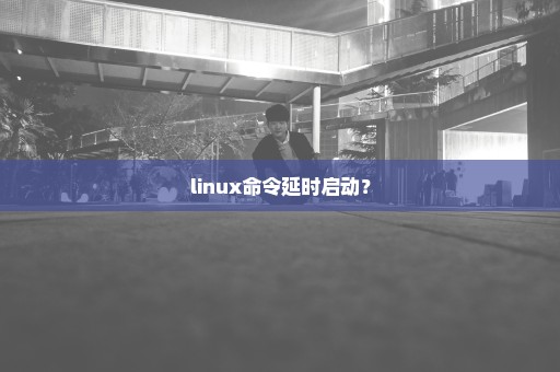 linux命令延时启动？