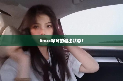 linux命令的退出状态？