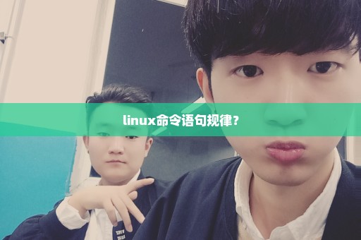 linux命令语句规律？
