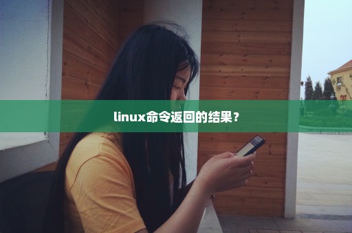 linux命令返回的结果？