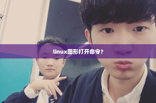 linux图形打开命令？