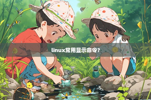 linux常用显示命令？