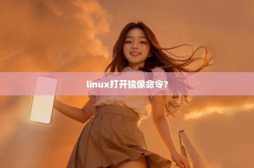 linux打开镜像命令？