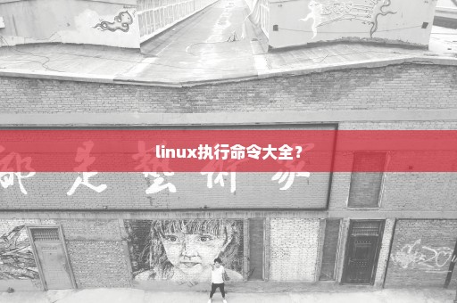linux执行命令大全？