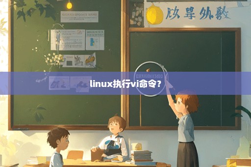 linux执行vi命令？