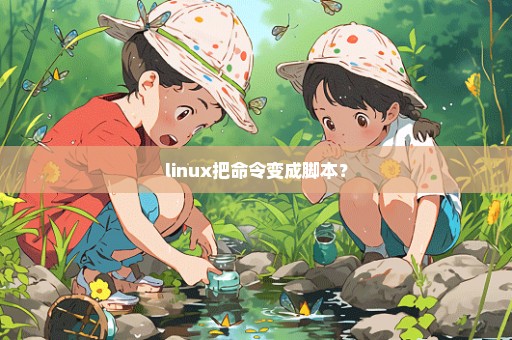 linux把命令变成脚本？