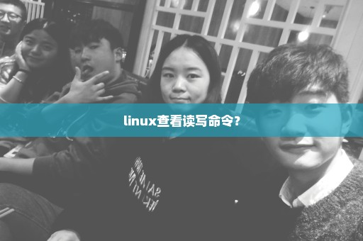 linux查看读写命令？