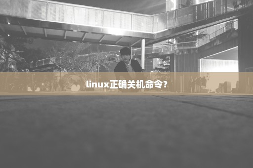 linux正确关机命令？