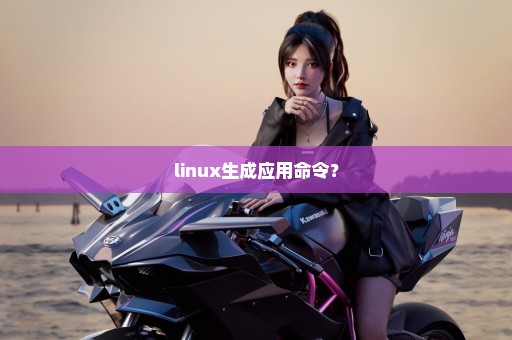 linux生成应用命令？