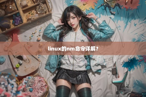 linux的nm命令详解？