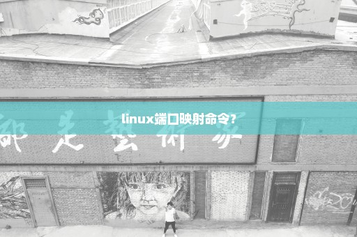 linux端口映射命令？