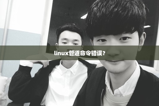 linux管道命令错误？
