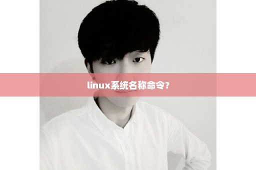 linux系统名称命令？