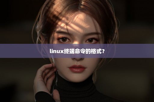 linux终端命令的格式？