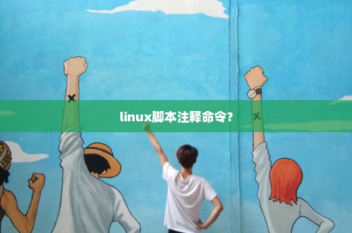 linux脚本注释命令？