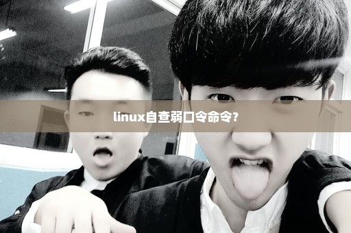 linux自查弱口令命令？