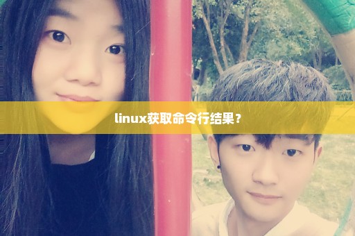 linux获取命令行结果？