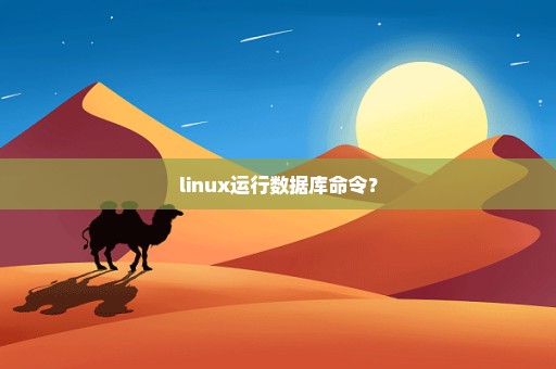 linux运行数据库命令？