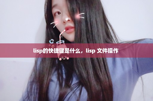 lisp的快捷键是什么，lisp 文件操作 
