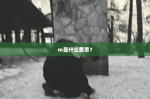 m是什么意思？