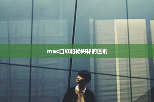 mac口红和杨树林的区别