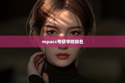 mpacc考研学校排名