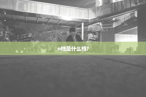 n档是什么档?