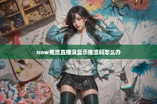 now推流直播没显示推流码怎么办