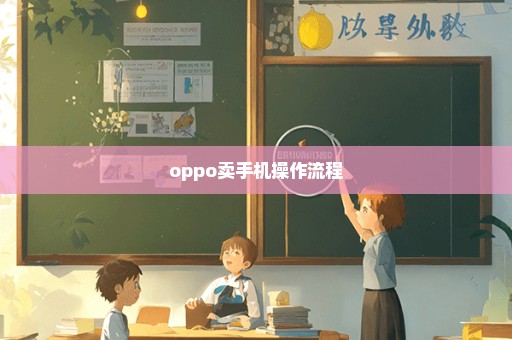 oppo卖手机操作流程