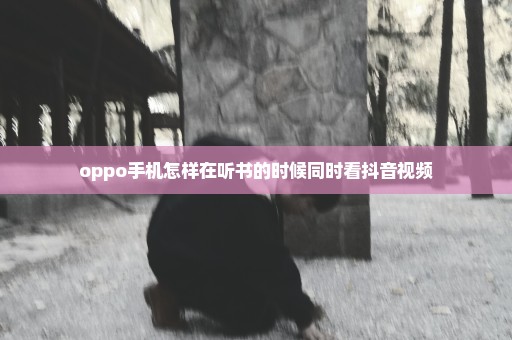 oppo手机怎样在听书的时候同时看抖音视频