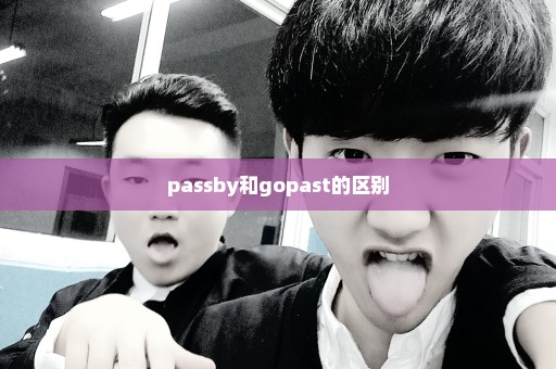 passby和gopast的区别