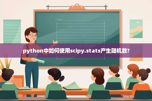 python中如何使用scipy.stats产生随机数?