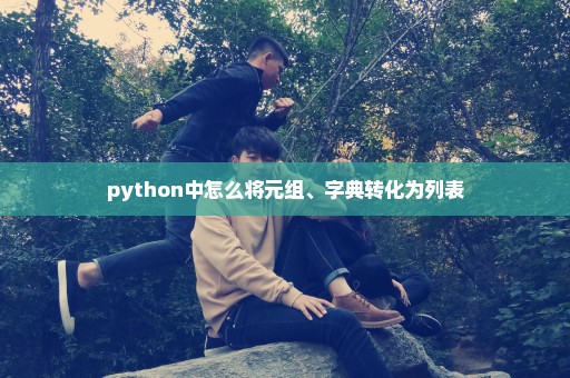 python中怎么将元组、字典转化为列表