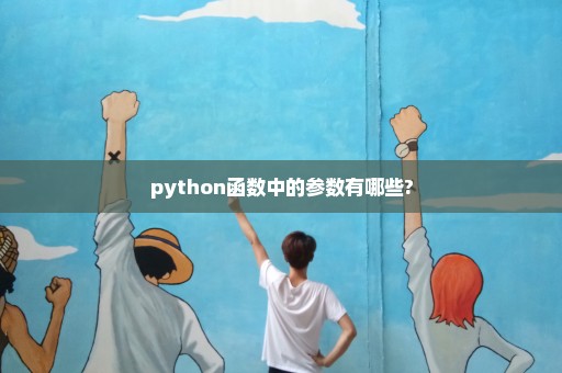 python函数中的参数有哪些?