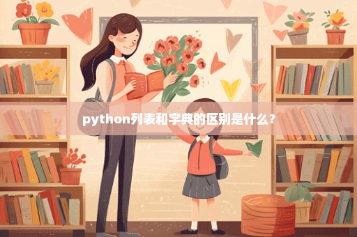 python列表和字典的区别是什么？