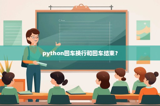 python回车换行和回车结束？