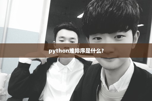 python堆排序是什么?