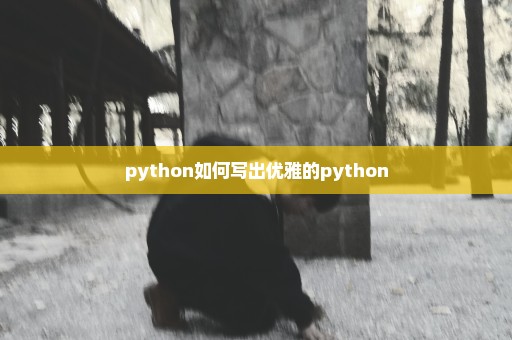 python如何写出优雅的python