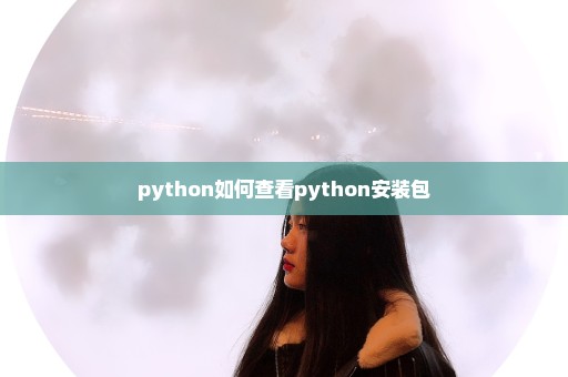python如何查看python安装包