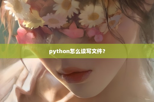 python怎么读写文件？