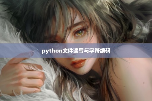 python文件读写与字符编码