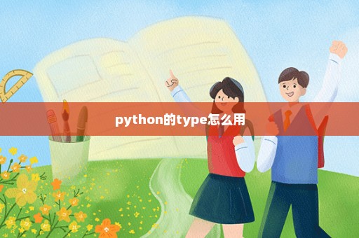python的type怎么用