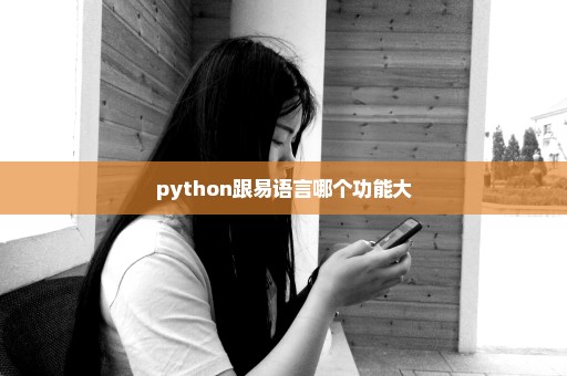 python跟易语言哪个功能大
