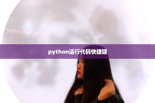 python运行代码快捷键