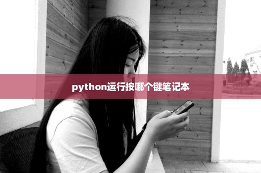 python运行按哪个键笔记本