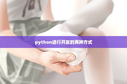 python进行开发的两种方式