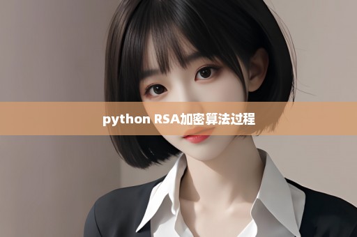 python RSA加密算法过程